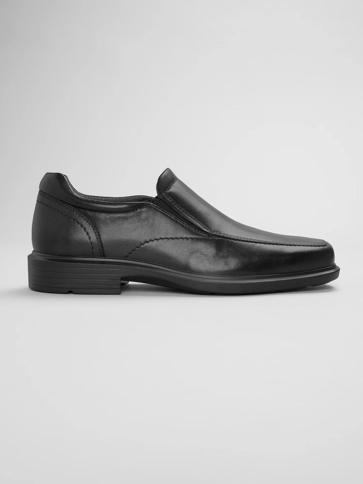 Slim Fit Moc Toe Slip On Dress Shoes