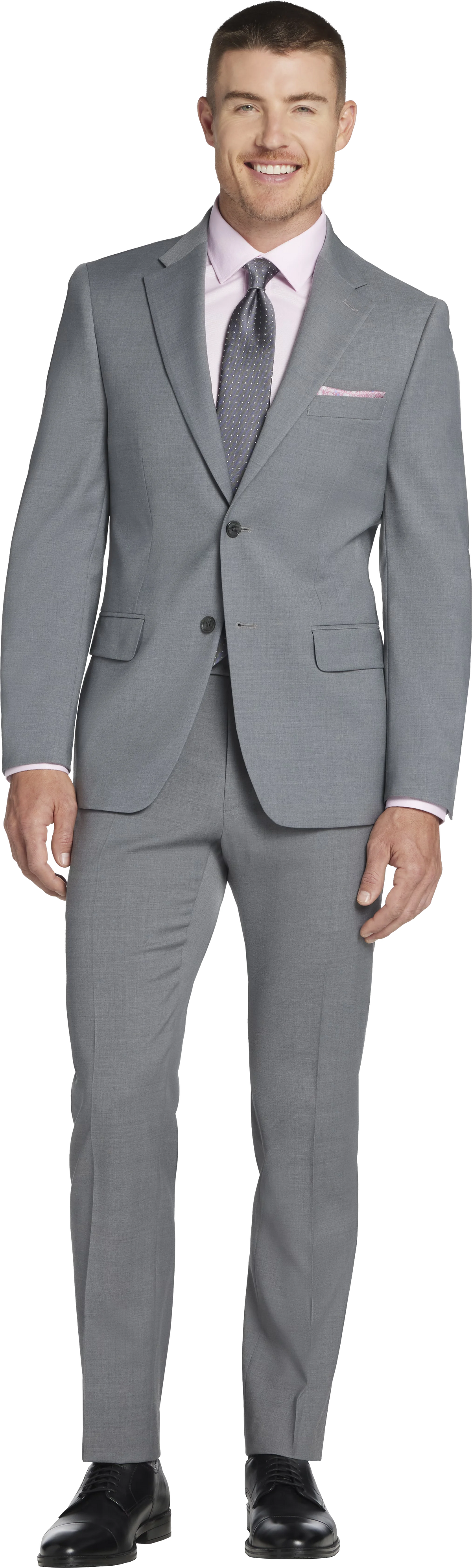 Modern Fit Premium Wool Blend Twill Suit Jacket