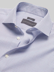 Slim Fit Mini Grid Dress Shirt