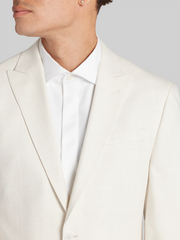 Skinny Fit Peak Lapel Suit Jacket