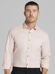 Skinny Fit Solid Dress Shirt