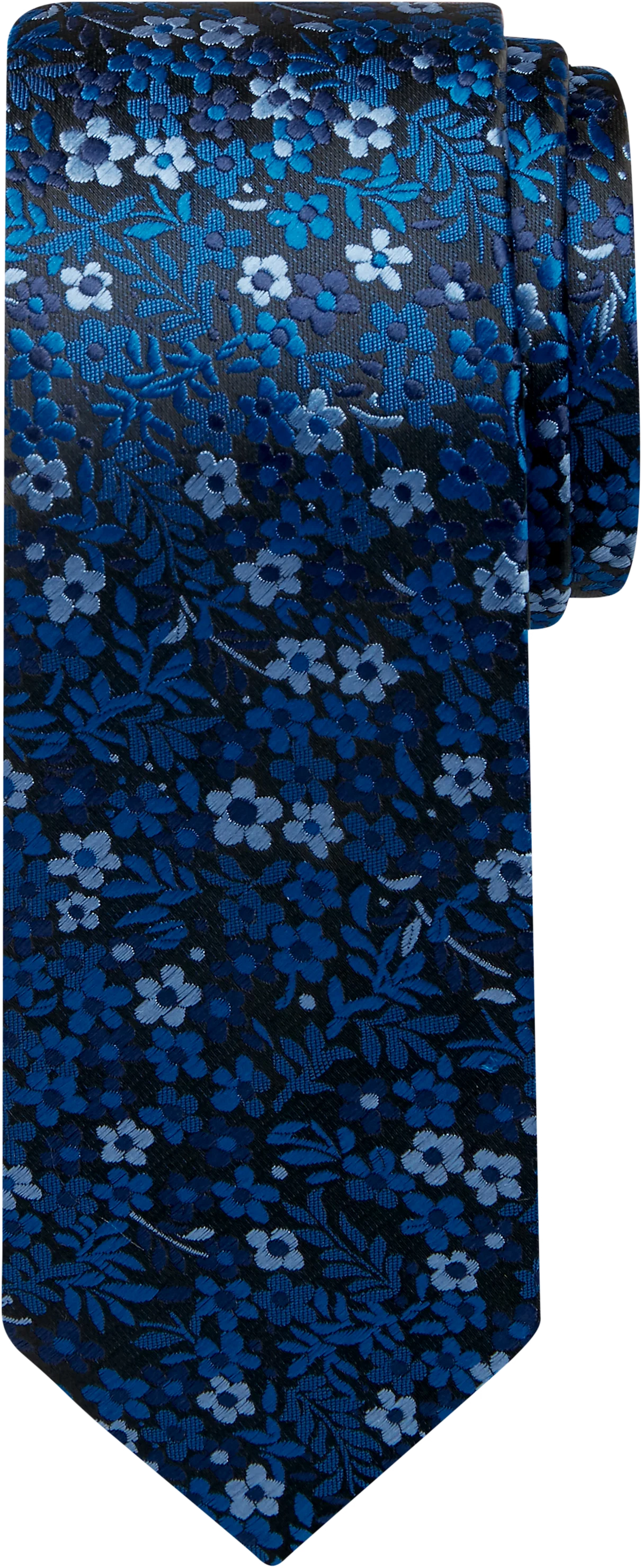 Narrow Petite Floral Tie
