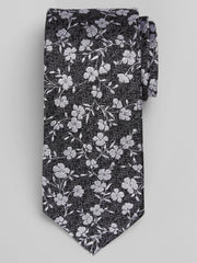 Narrow Floral Tie