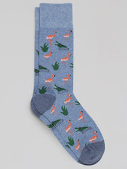 Flamingo & Crocodile Socks