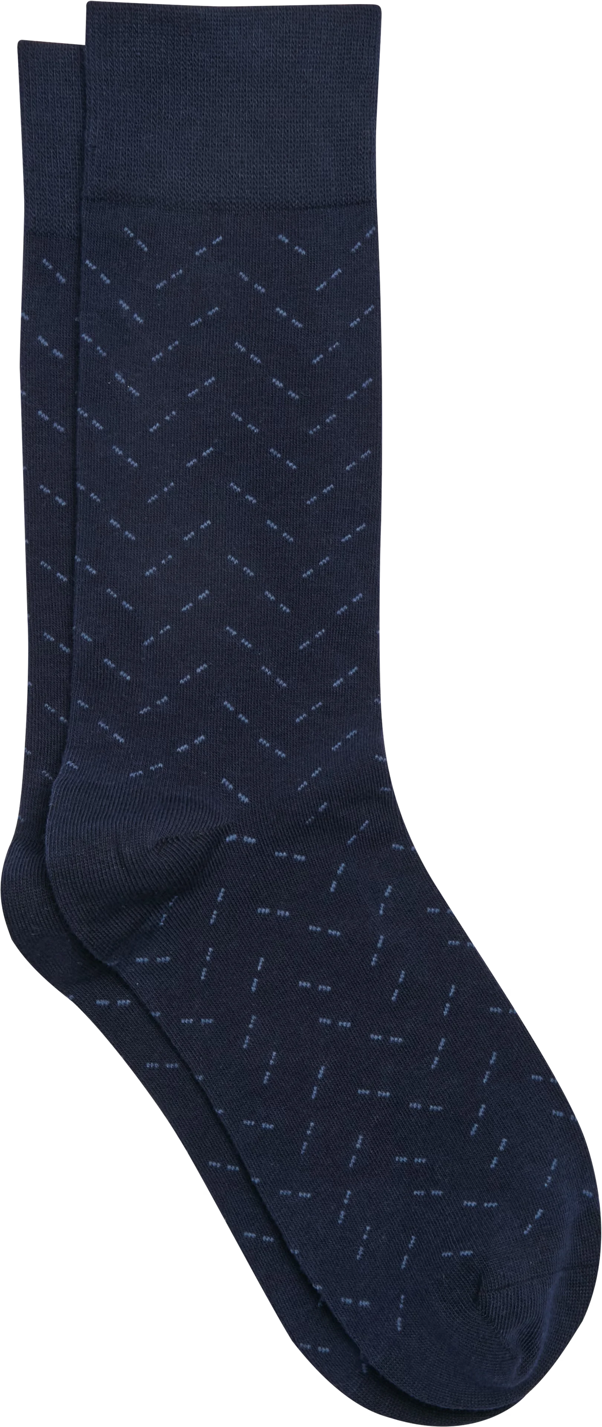 Dashed Herringbone Socks, 1-pair