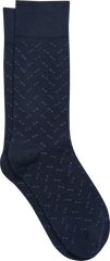Dashed Herringbone Socks, 1-pair
