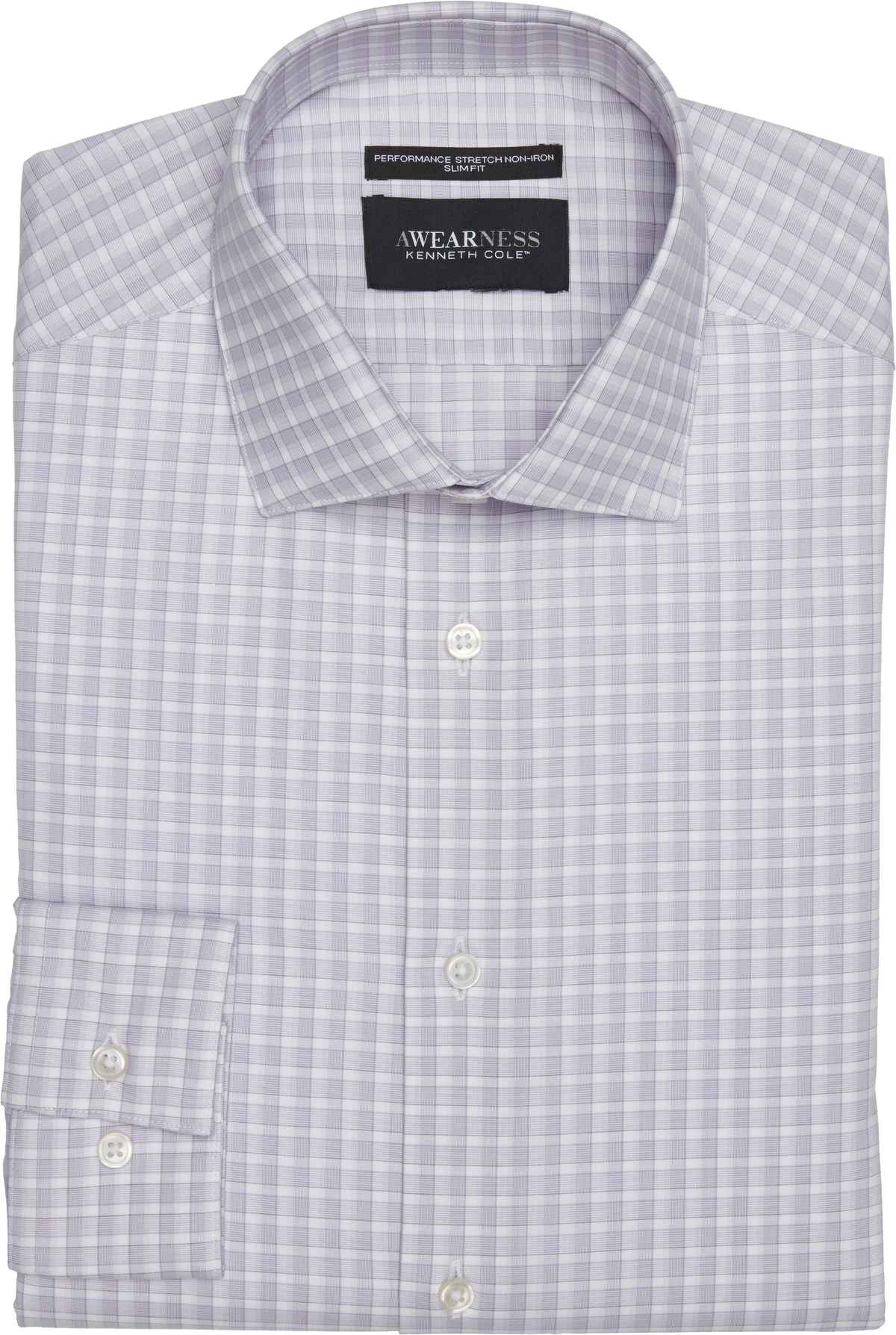 Slim Fit Ultra Performance Stretch Tonal Check Dress Shirt