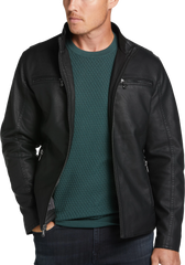 Faux Leather Moto Jacket