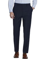 Slim Fit Wool Blend Suit Pants