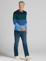 Big Stripe Crewneck Sweater