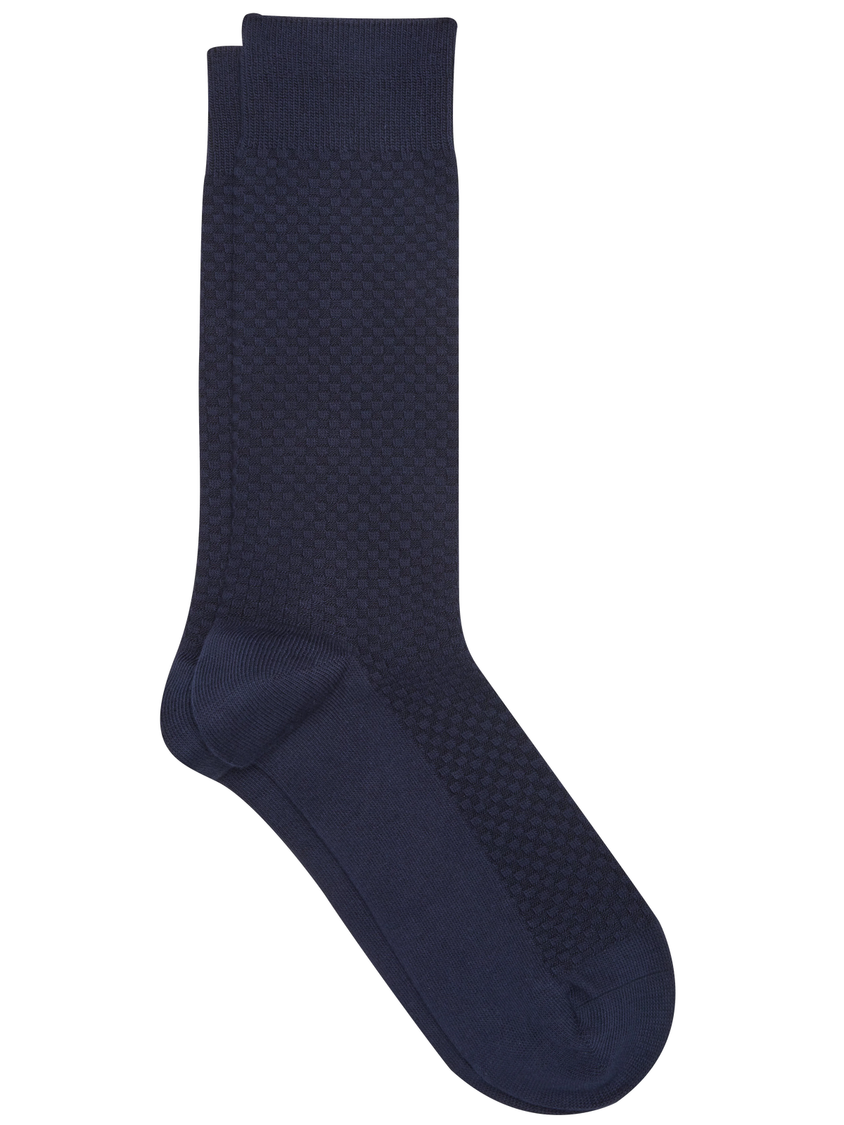 Textured Block Socks, 1-pair