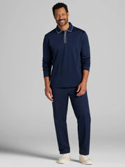 Modern Fit Interlock Tipped Polo