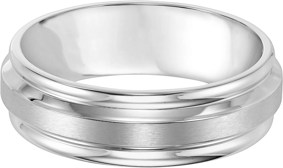 7mm Round Edge Beveled Stainless Steel Band