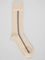 Side Stripe Dress Socks, 1-Pair