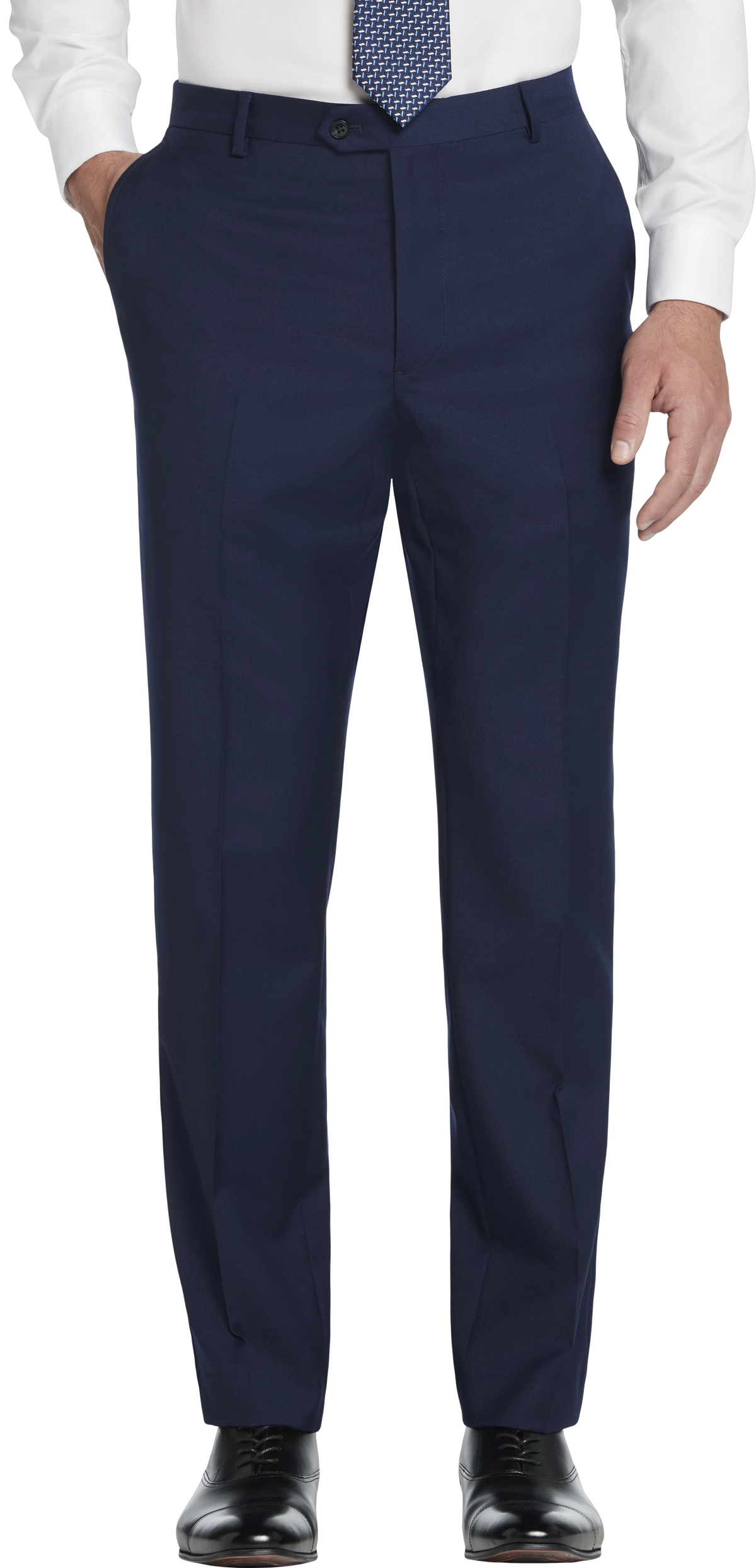 Classic Fit Premium Wool Blend Suit Pants
