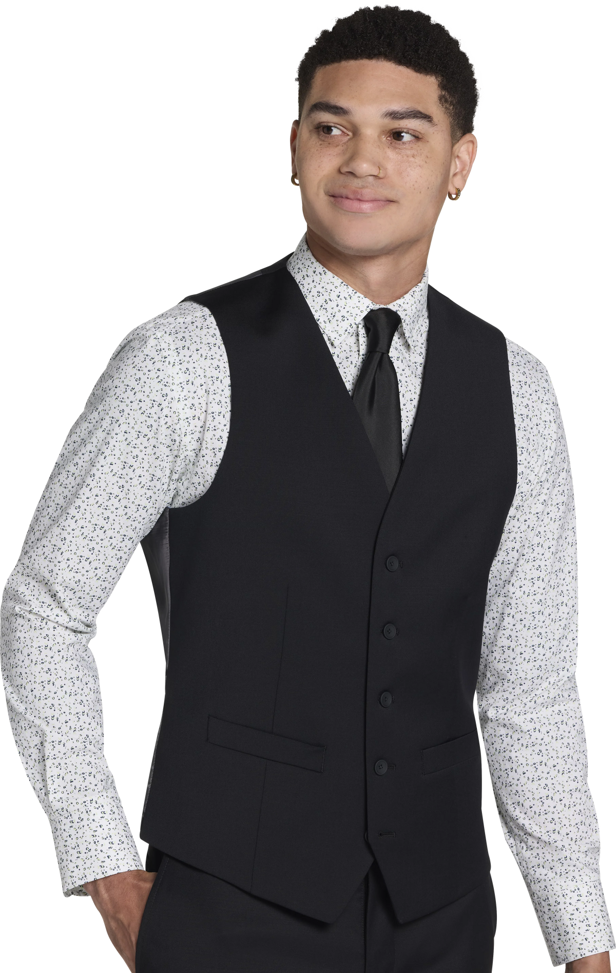 CHILLFLEX Slim Fit Premium Wool Blend Suit Vest