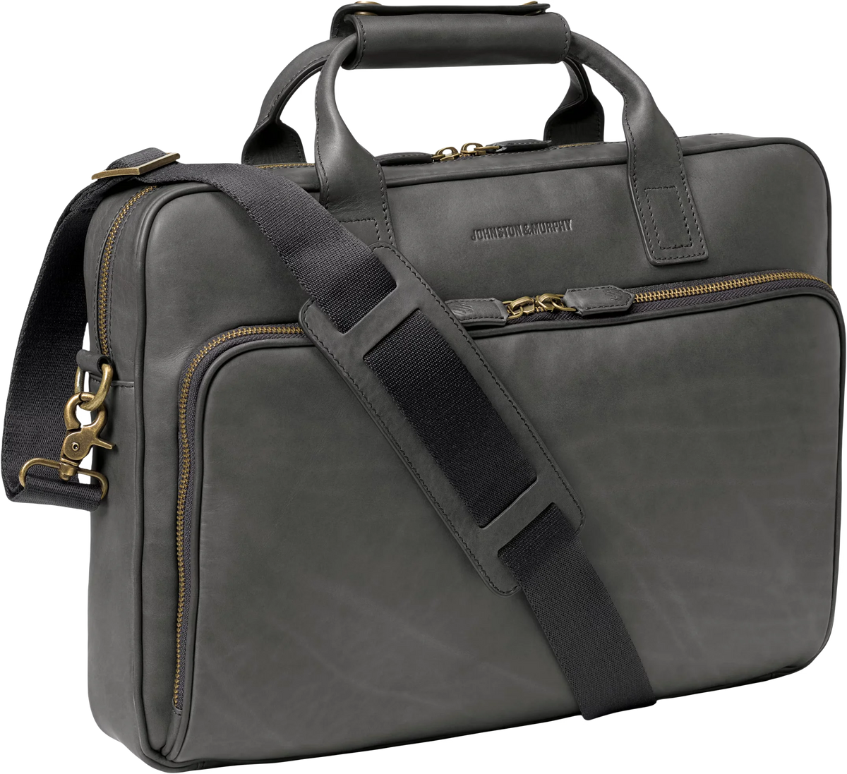 Leather Work Briefcase Laptop Bag