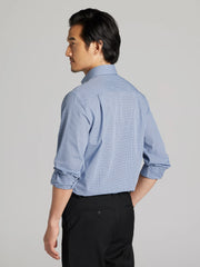 Modern Fit Mini Check Dress Shirt