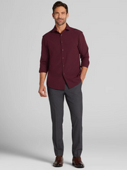CHILLFLEX Modern Fit Performance 4-Way Stretch Button Up Shirt