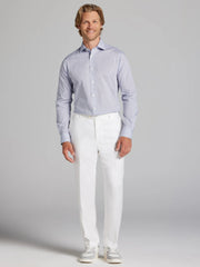 Slim Fit Mini Grid Dress Shirt