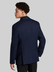 Slim Fit Peak Lapel Herringbone Dinner Jacket