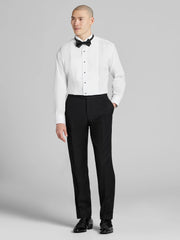 Classic Fit Mardi Gras Pique Wing Collar Formal Dress Shirt