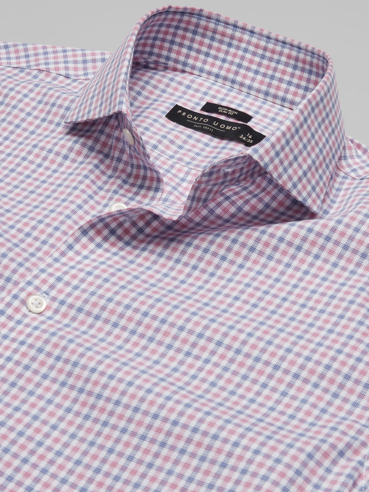 Slim Fit Tattersall Dress Shirt