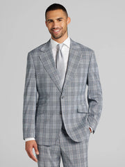Modern Fit Plaid Suit