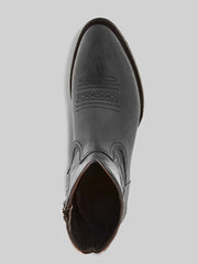 Austin Inside Zip Plain Toe Boots
