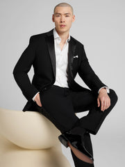 Classic Fit Premium Wool Blend Notch Lapel Tuxedo Jacket