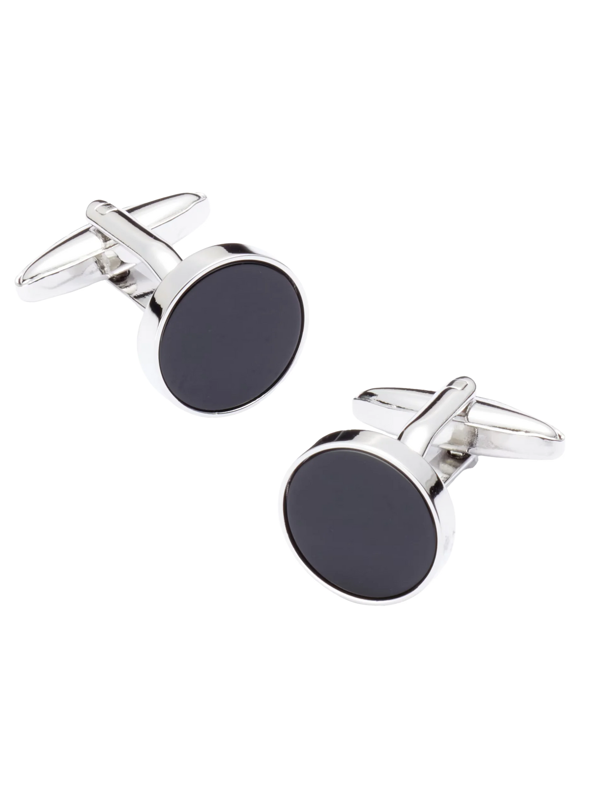 Circle Onyx Cufflinks