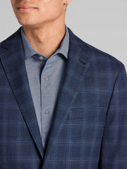 Slim Fit Plaid Sport Coat