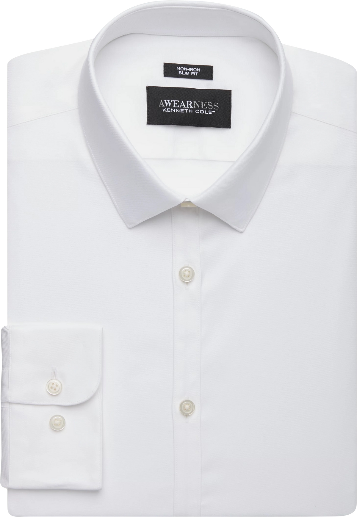 Slim Fit Point Collar Performance Dress Shirt