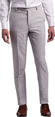 Slim Fit Linen Blend Suit Pants