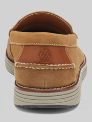 Upton Venetian Nubuck Leather Slip-On Loafers