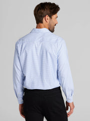 Modern Fit Performance Small Plaid Dress Shirt