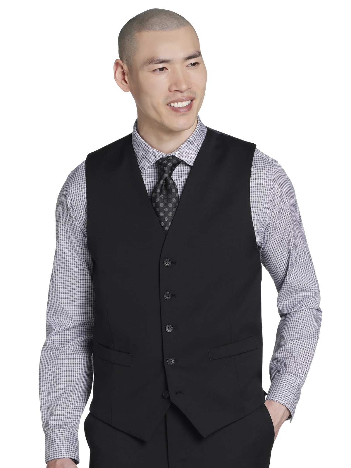 Modern Fit Wool Suit Vest