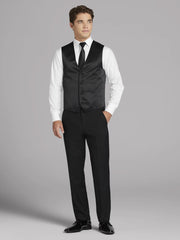 Black Satin Edged Notch Lapel Tux