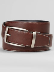 Feather Edge Reversible Leather Belt